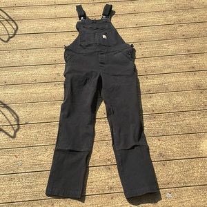 Carhartt Overalls - Relaxed Fit - Size M (8-10) - Black
